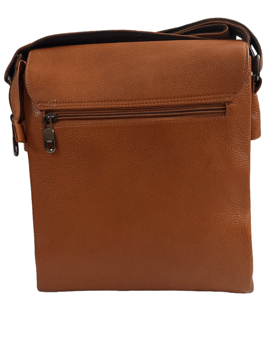 Leather Stylish Sling bag - Brown