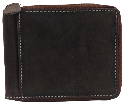 Leather Stylish Wallet - Dark Brown