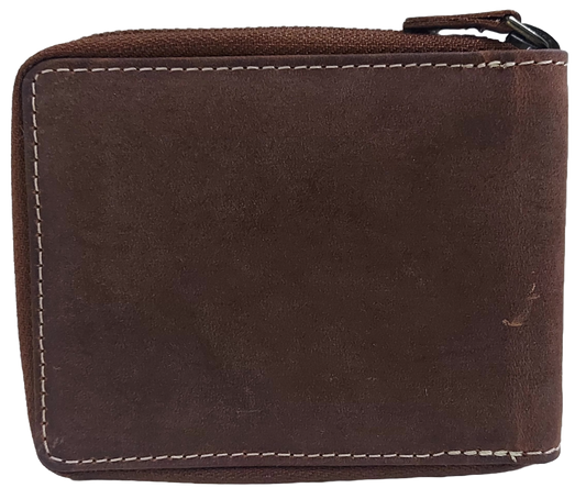 Leather Stylish Wallet - Dark Brown