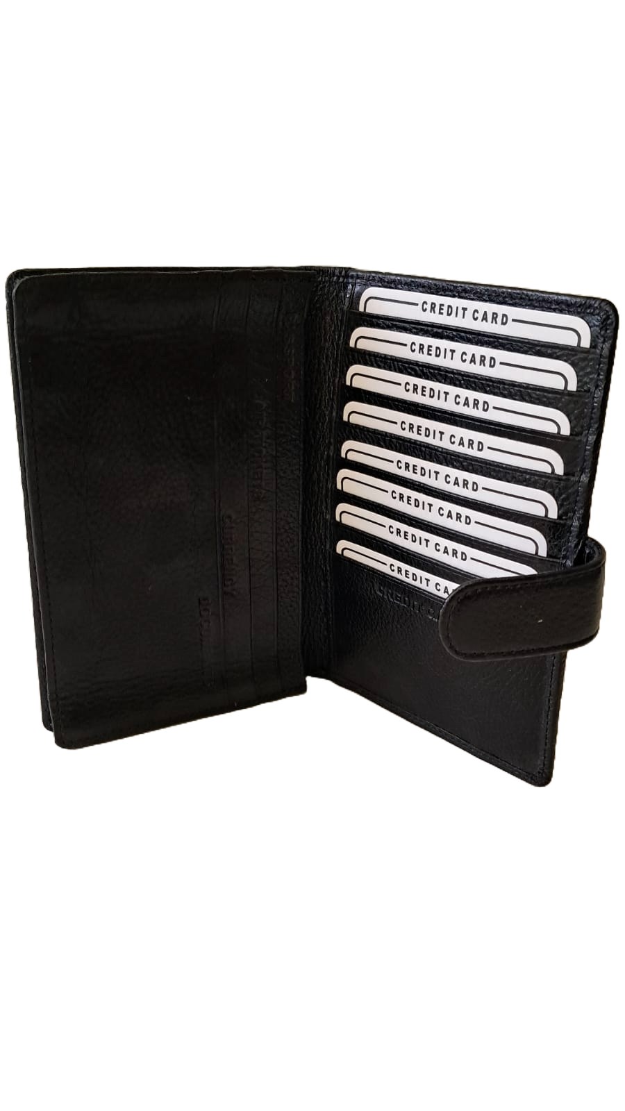 Genuine Leather Black Passport Holder