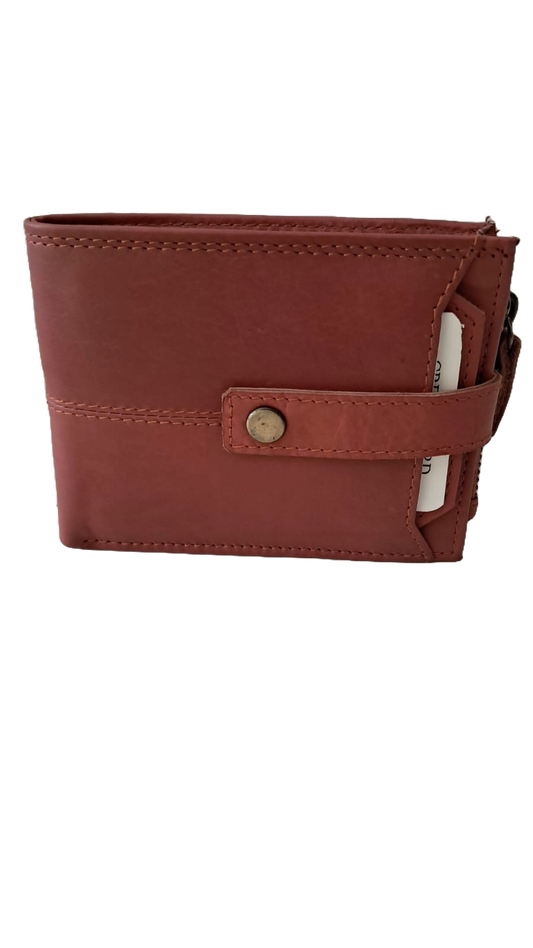 Genuine Leather Premium Red Wallet