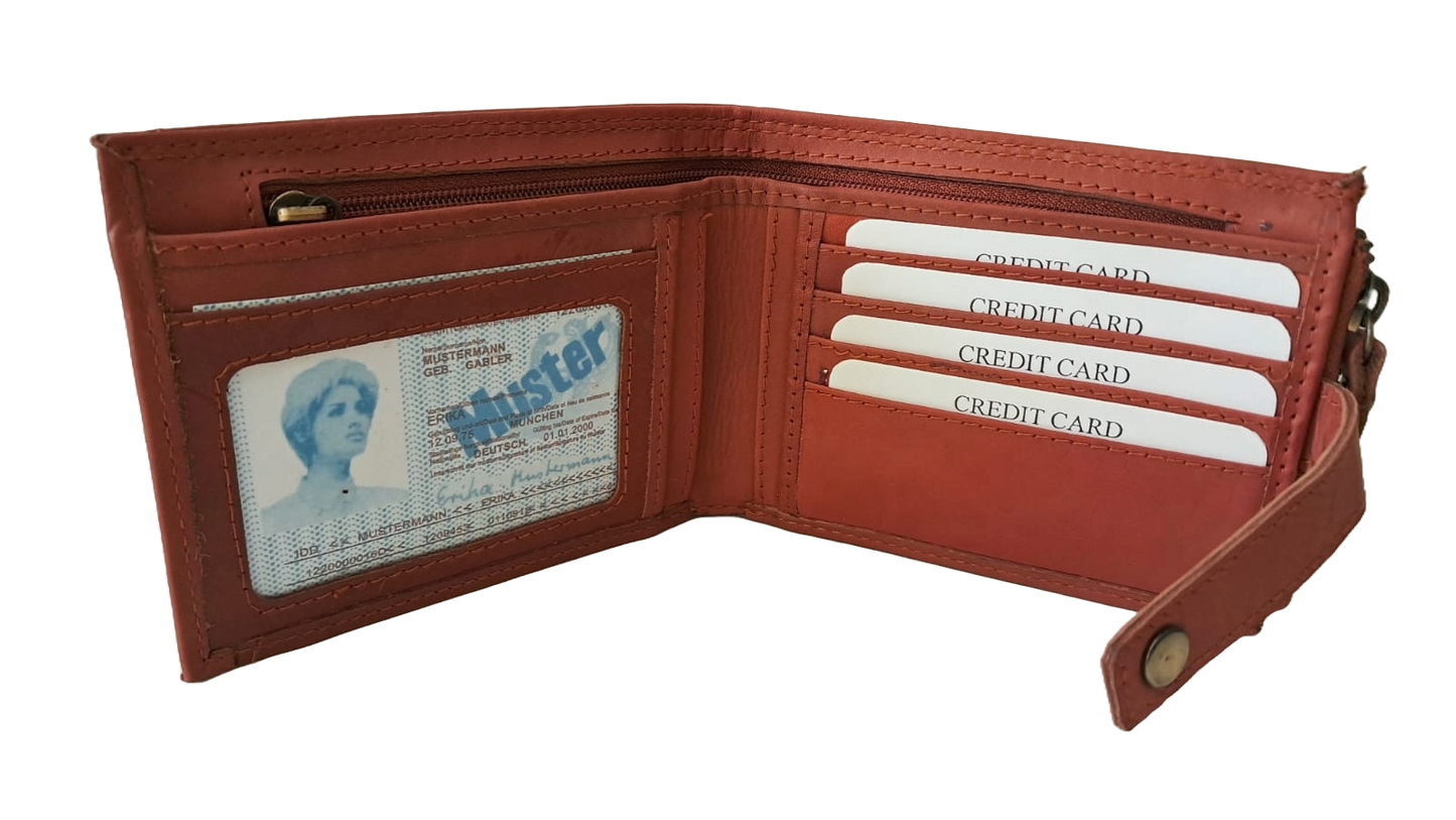 Genuine Leather Premium Red Wallet