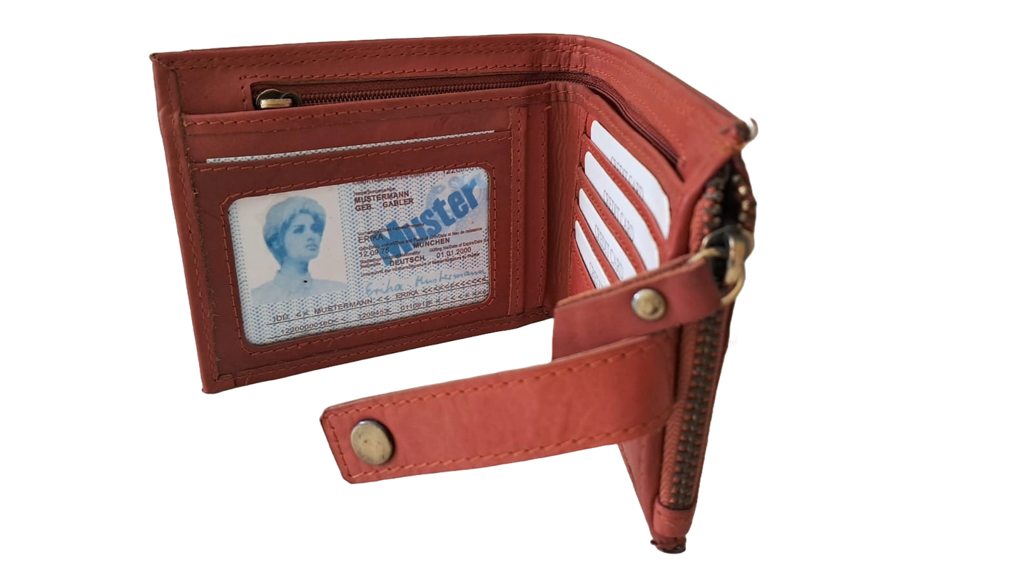 Genuine Leather Premium Red Wallet